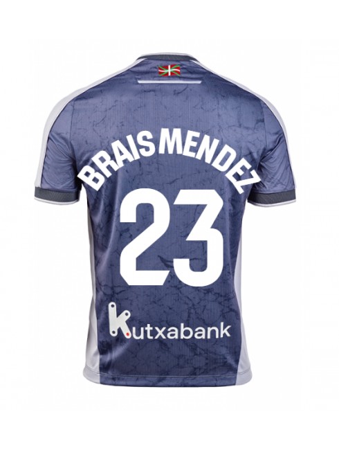 Real Sociedad Brais Mendez #23 Auswärtstrikot 2025-26 Kurzarm Real Sociedad Brais Mendez #23 Auswärtstrikot 2025-26 Kurzarm